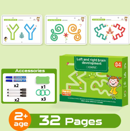 Livre d'apprentissage pour enfants - apprentissage des lettres