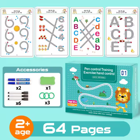 Livre d'apprentissage pour enfants - apprentissage des lettres